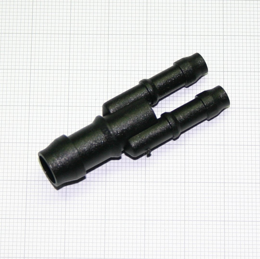 Schlauchverbinder L-Form Reduzierer 10 mm 6 mm Kunststoff Verbindungsstück 