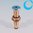 Spa jet 12 mm drilling for jacuzzi whirlpool brass,20 mm head