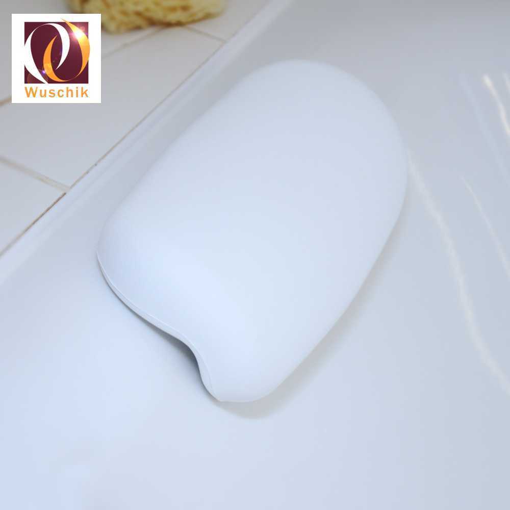 Headrest, bathtub, tub, whirlpool, white with suction cups