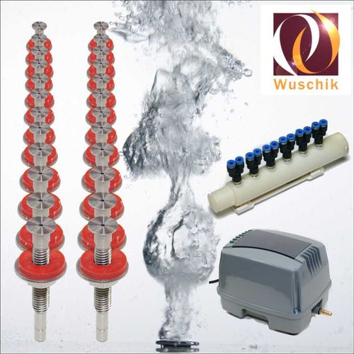Air spa bubble set with 24 jets 10 mm drilling 6 mm