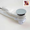 Pop up waste with suction whirlpool drain bath tub