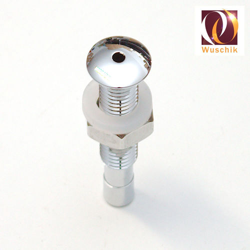 Air nozzle 10mm cover 17mm chromed, 8 mm connection