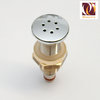 Air nozzle 16 mm, brass with valve, 28 mm chrome cover