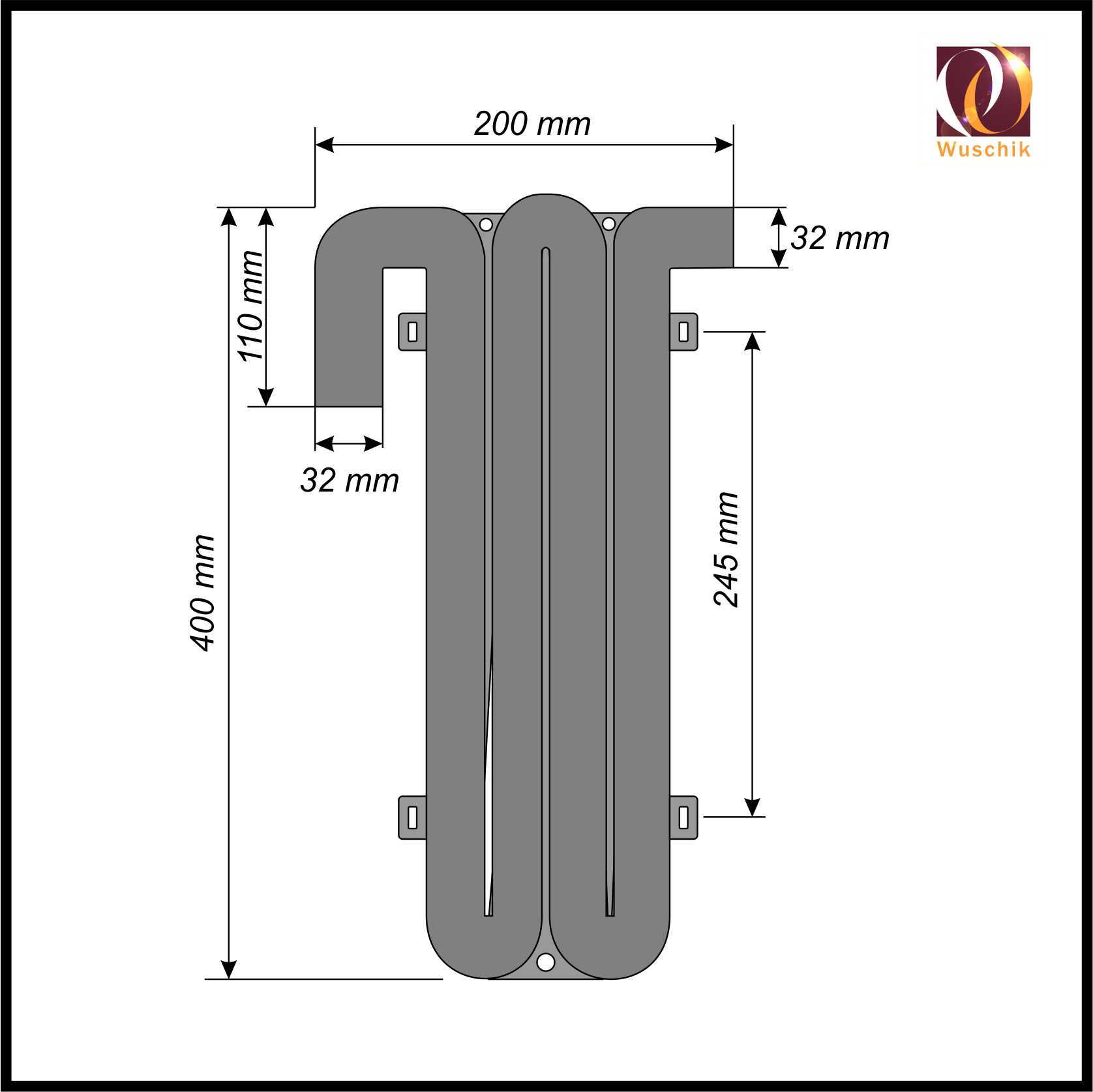 Abmessung-Ruecklaufsicherung-Rueckflussverhinderer-32-mm-Whirlpool-Luftmotor-Sicherung-Safety-loop-Air-Jacuzzi-Non-return-dimensions
