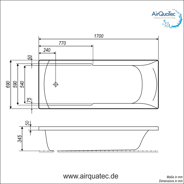 Abmessungen-Wanne-flache-niedrig-Green-Line-170-x-70-cm-low-tub-bathtub-square-sizes-pn-sm
